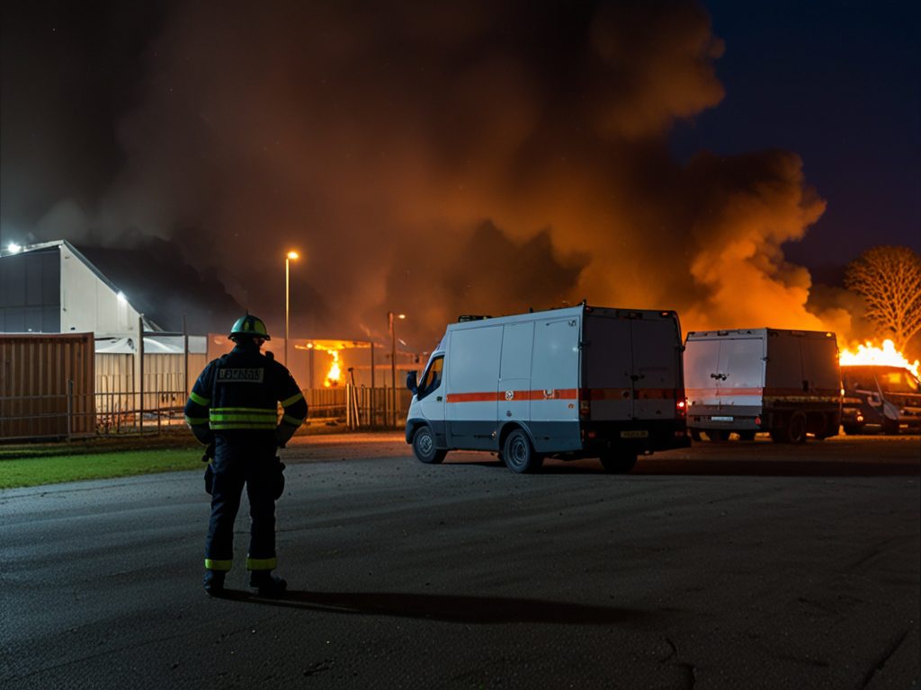 Reutlingen brennt: Lagerhalle im Flammenmeer – Ein Brand, der uns alle zusammenbringt