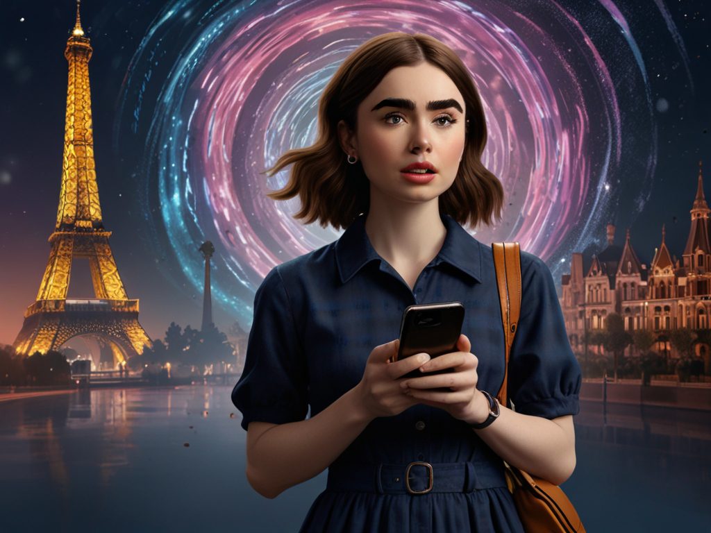 lily collins und die zeitreise ins jahr einzigartiger beweis fuer den zeitgeist der millennials