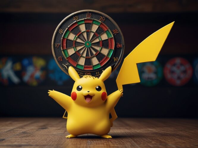 Pikachu im Darts-Fieber: Eine Ode an den Aufstieg eines kleinen, gelben Helden