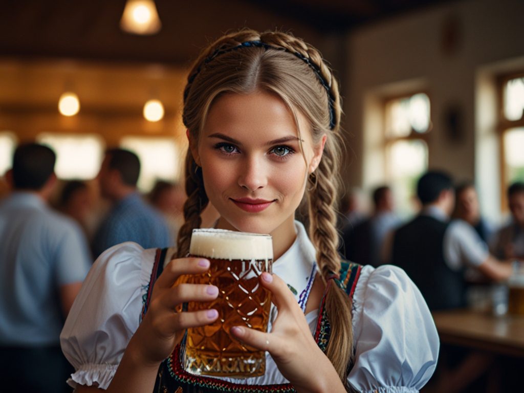 wiesn sicherheit kellnerinnen jetzt im einsatz bewaffnet mit einem laecheln und einem bierkrug