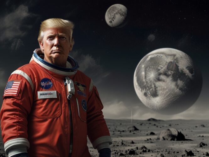 Donald Trump: Der Mond ist fake – oder doch nicht?   Trump vs. NASA –  Wahnsinn im US-Wahlkampf